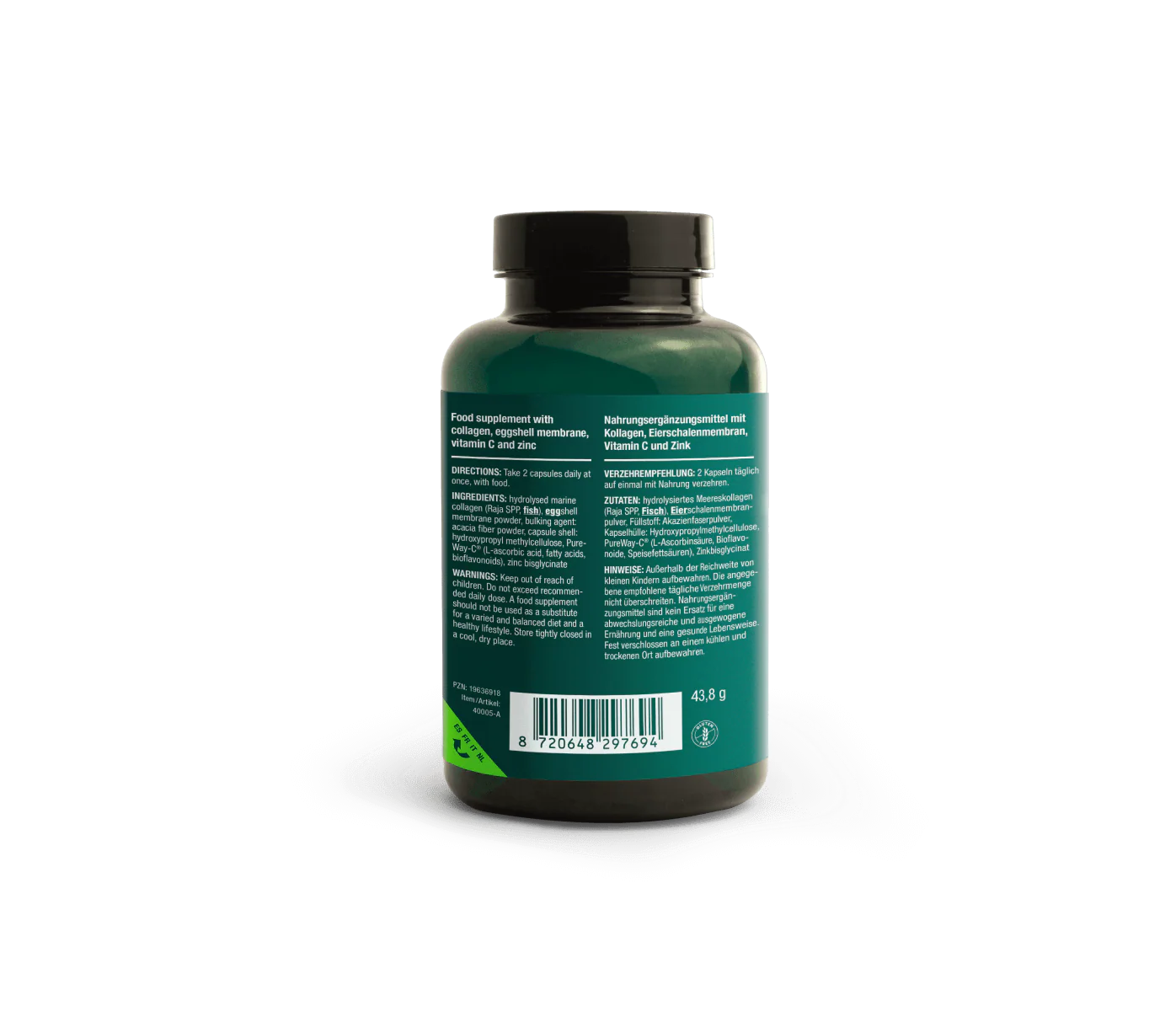Collagen 60 Capsules | Types I, II, V & X - Image 3