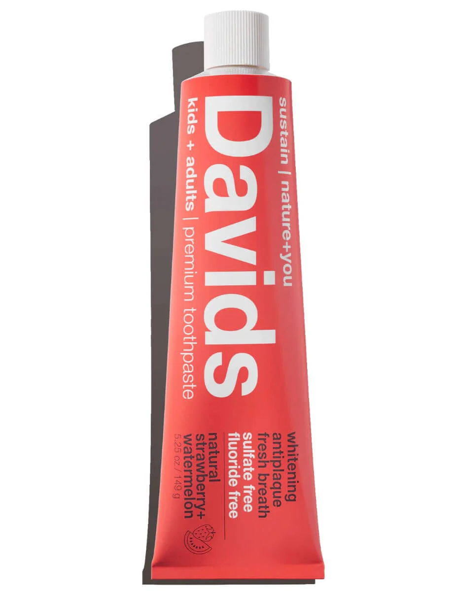 Davids Premium Toothpaste | Kids & Adults | Strawberry Watermelon - Image 6