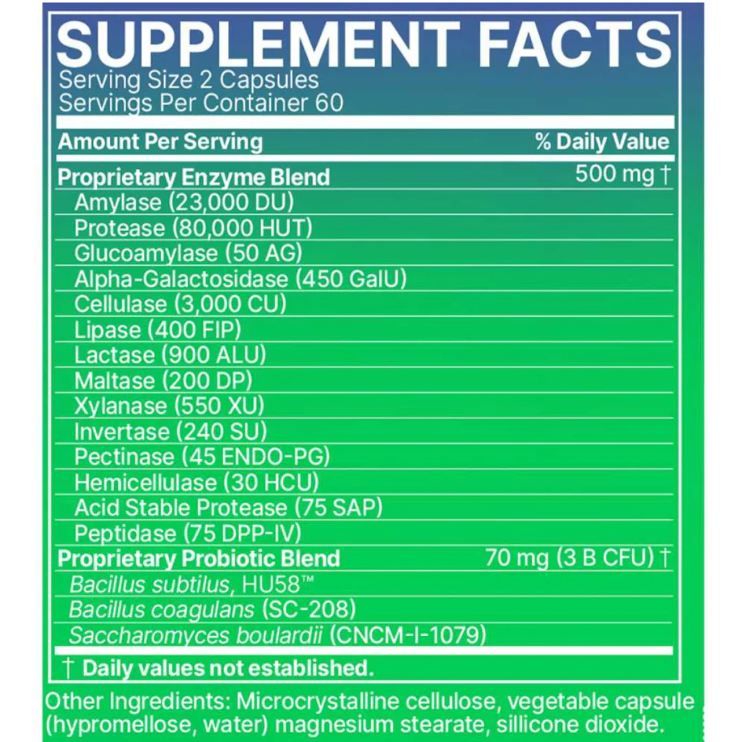 DigestMate - 120 Capsules - Microbiome Labs - Image 2