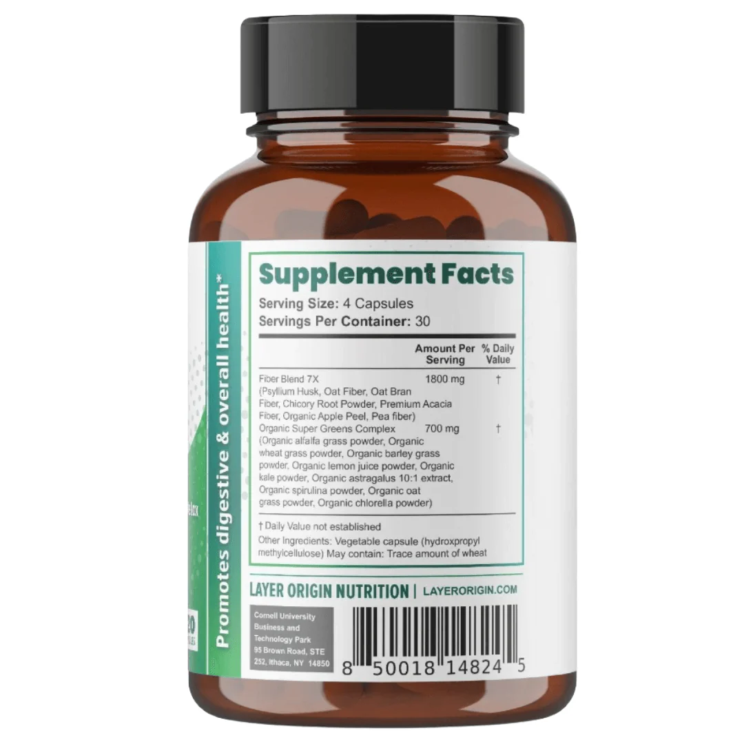 Diverse Fiber 16X | 120 Capsules | Layer Origin - Image 3