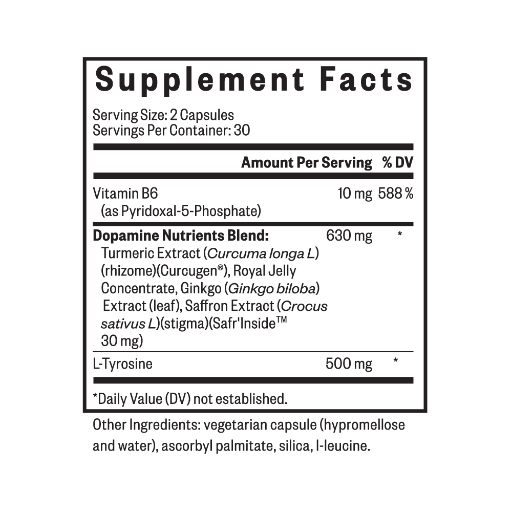 Dopamine Nutrients | 60 Capsules - Image 2
