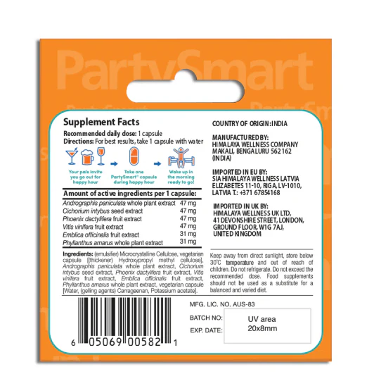 Himalaya PartySmart | 10 Capsules - Image 3