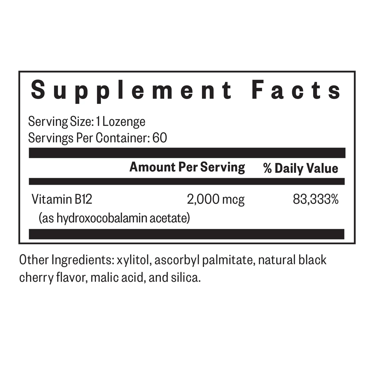 Hydroxo B12 | 60 Lozenges - Image 2