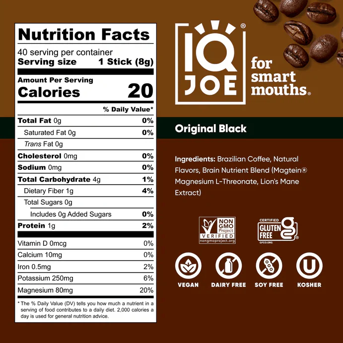IQJOE Original Black | 40 Coffee sachets - Image 3
