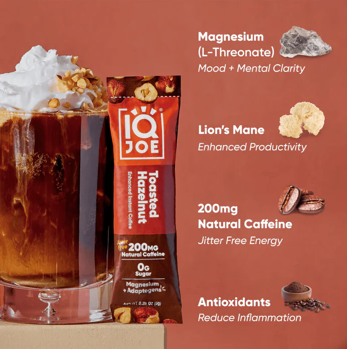 IQJOE Toasted Hazelnut | 40 Coffee sachets - Image 3