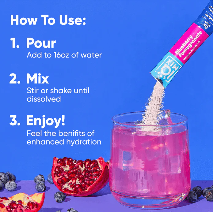 IQMIX Blueberry Pomegranate | 20 Electrolyte Hydration Sachets - Image 3