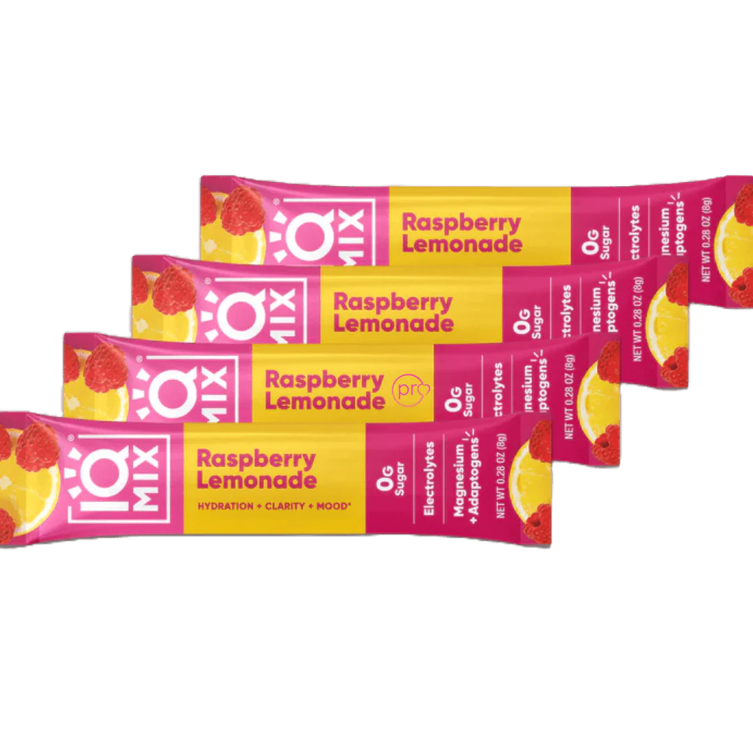 IQMIX Raspberry Lemonade | 20 Electrolyte Hydration Sachets - Image 8