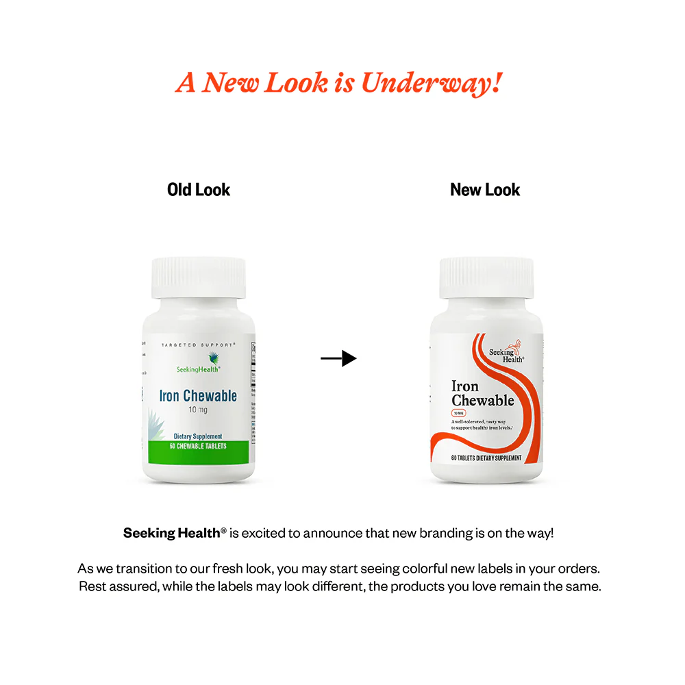 Iron Chewable | 60 Tablets | Seeking Health - Image 3