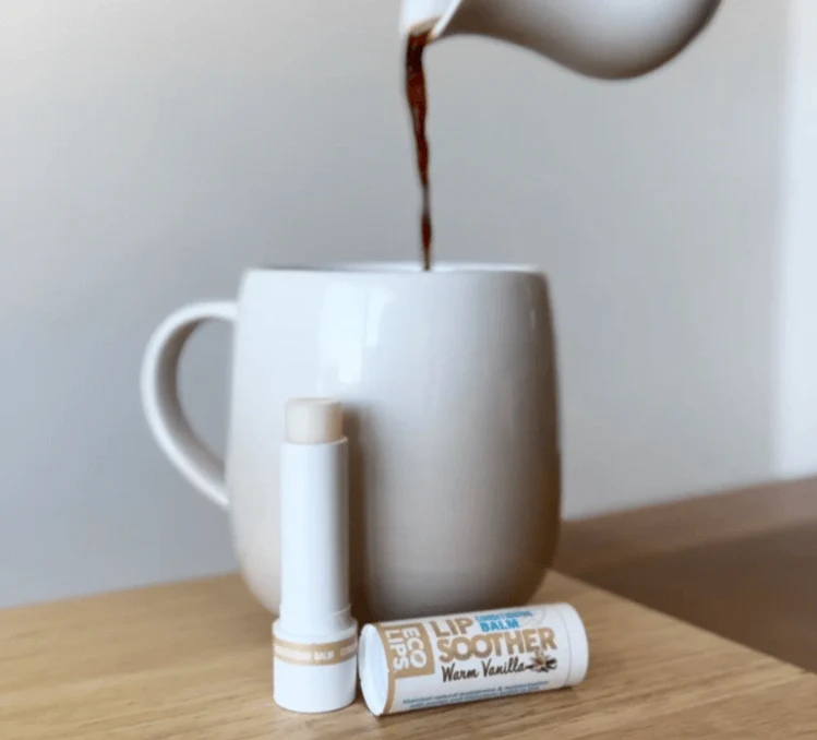 Lip Soother | Conditioning Lip Balm | Warm Vanilla | Eco Lips - Image 2