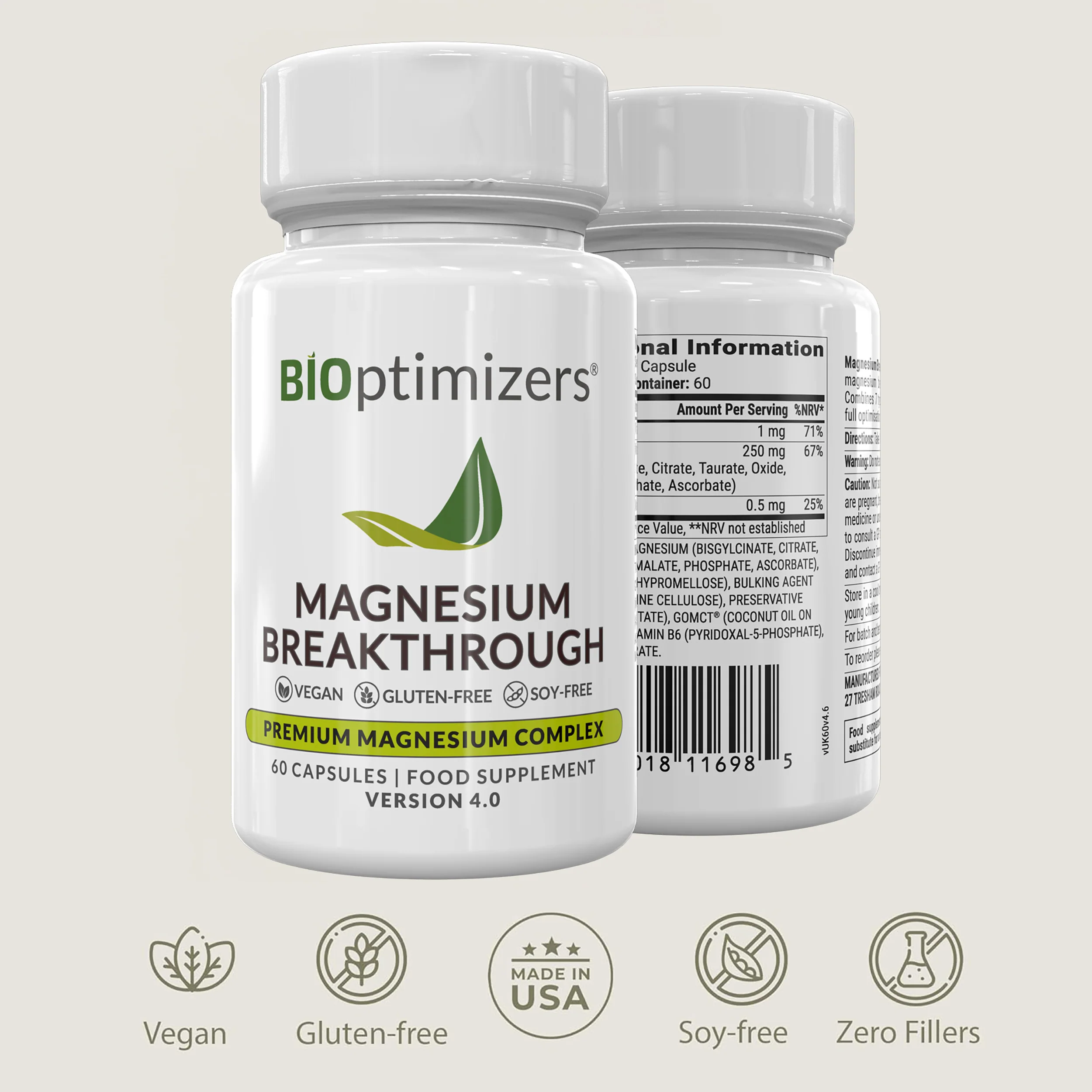 Magnesium Breakthrough 60 Capsules - Image 6
