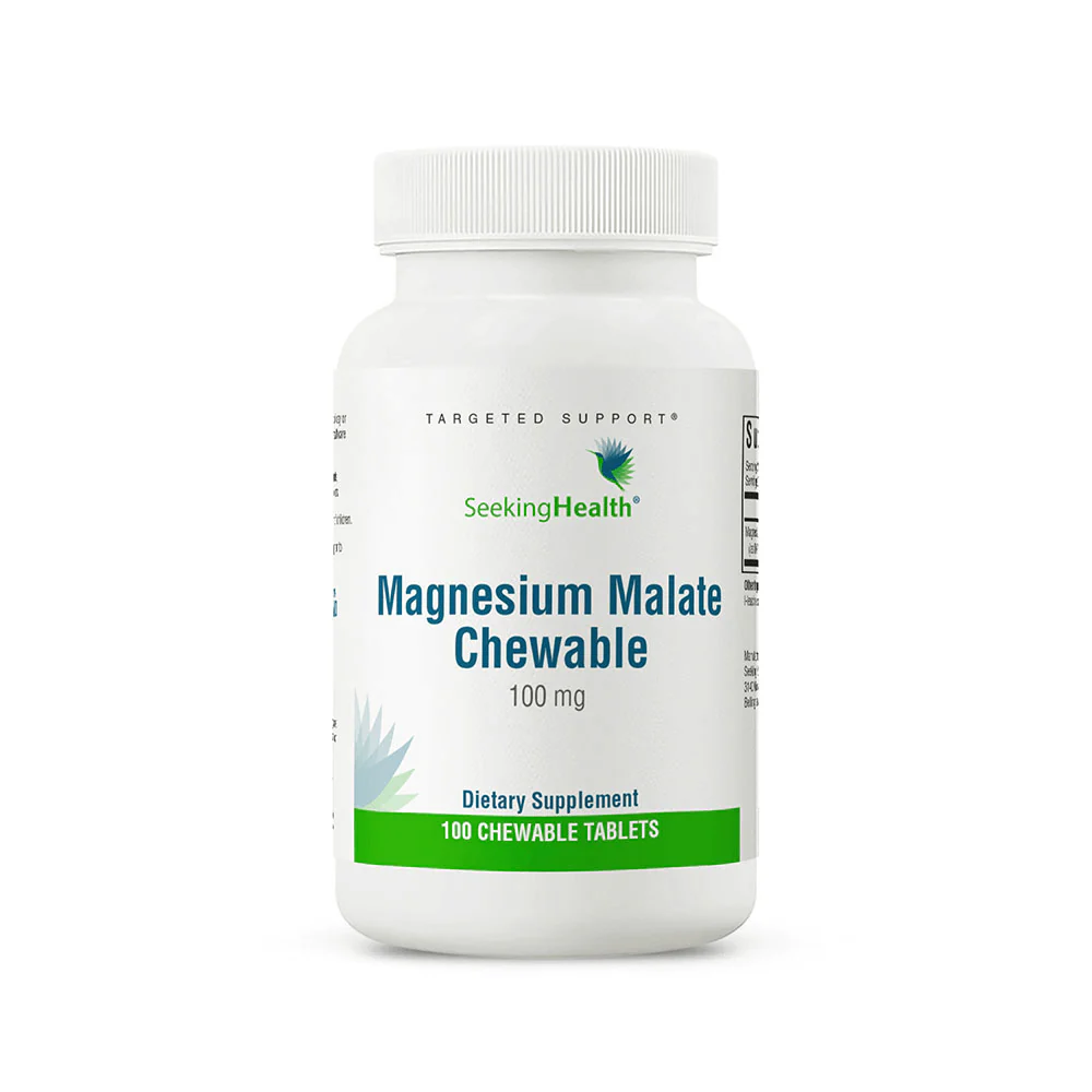 Magnesium Malate Chewable | 100 Tablets
