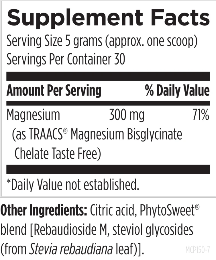 Magnesium Glycinate Powder - 150g - Image 2