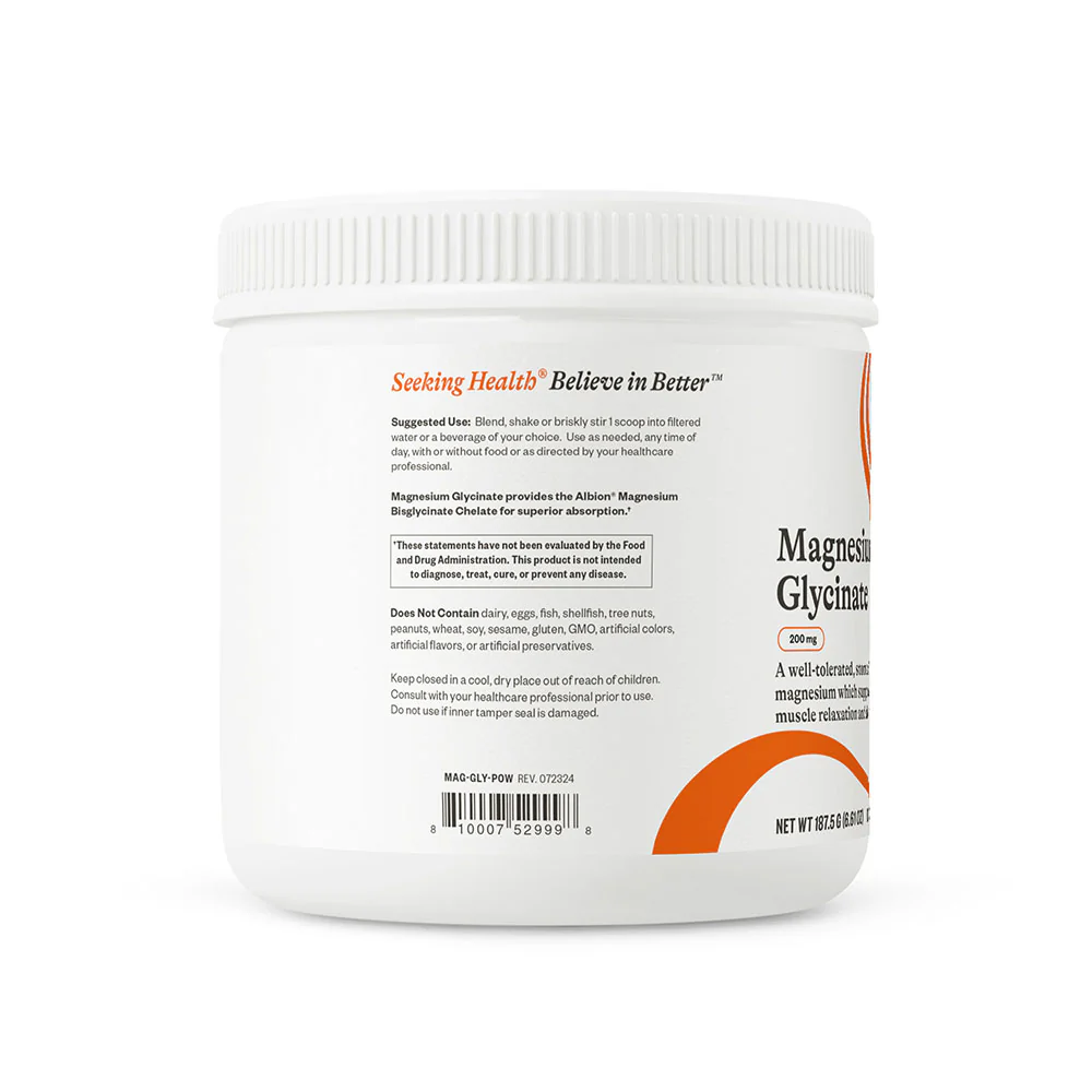 Magnesium Glycinate Powder | 75 Servings | Seeking Health - Image 5