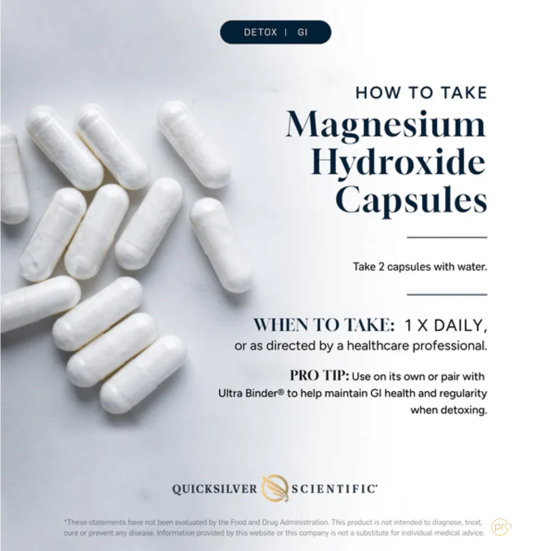 Magnesium Hydroxide | 120 Capsules - Image 3