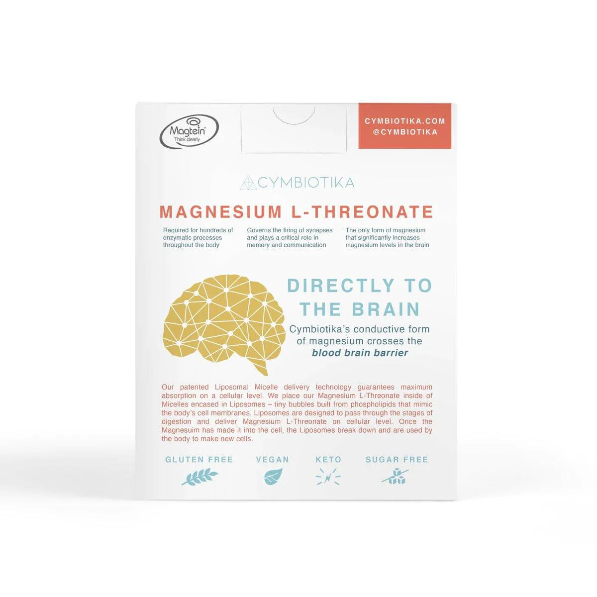 Magnesium L-Threonate | 30 Pouches | Cymbiotika - Image 3