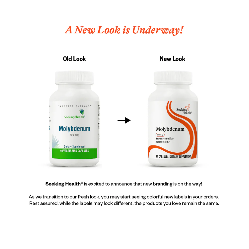 Molybdenum 500 | 90 Capsules | Seeking Health - Image 7