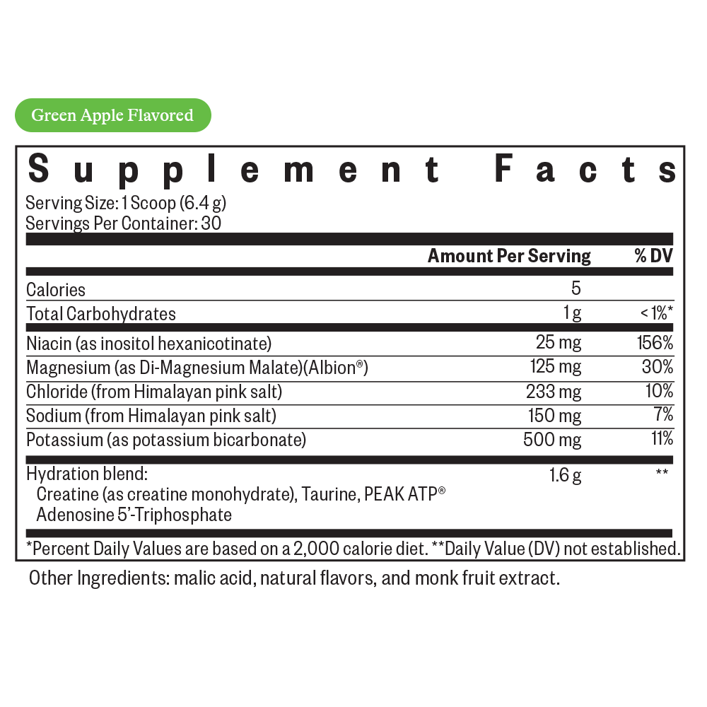 Optimal Electrolyte Green Apple - 30 Servings - Image 2