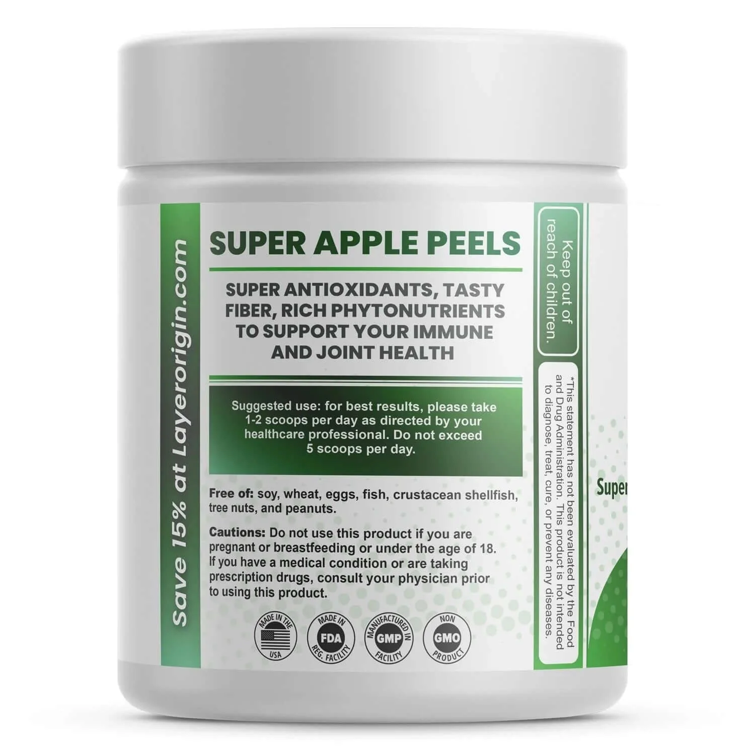 Organic Apple Peel Powder | 84g - Image 3