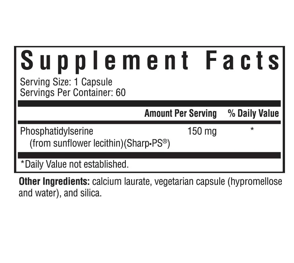 Phosphatidyl Serine | 150mg | Seeking Health - Image 2