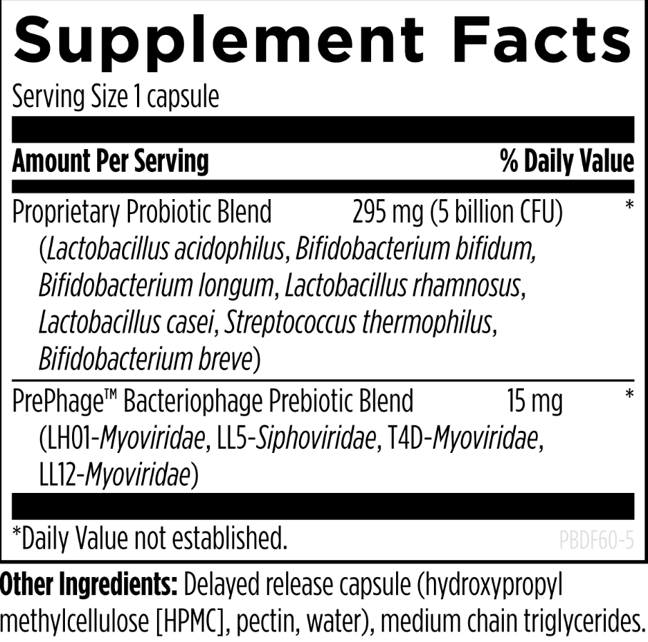 Probiophage DF | 60 Capsules - Image 2
