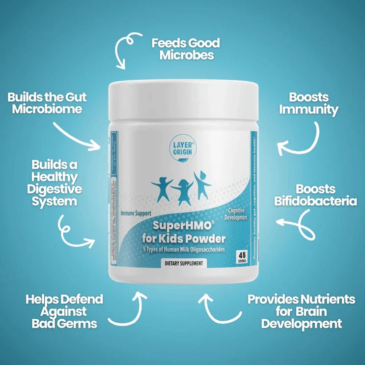 SuperHMO® for Kids Super Prebiotic Powder | 45 Servings - Image 4