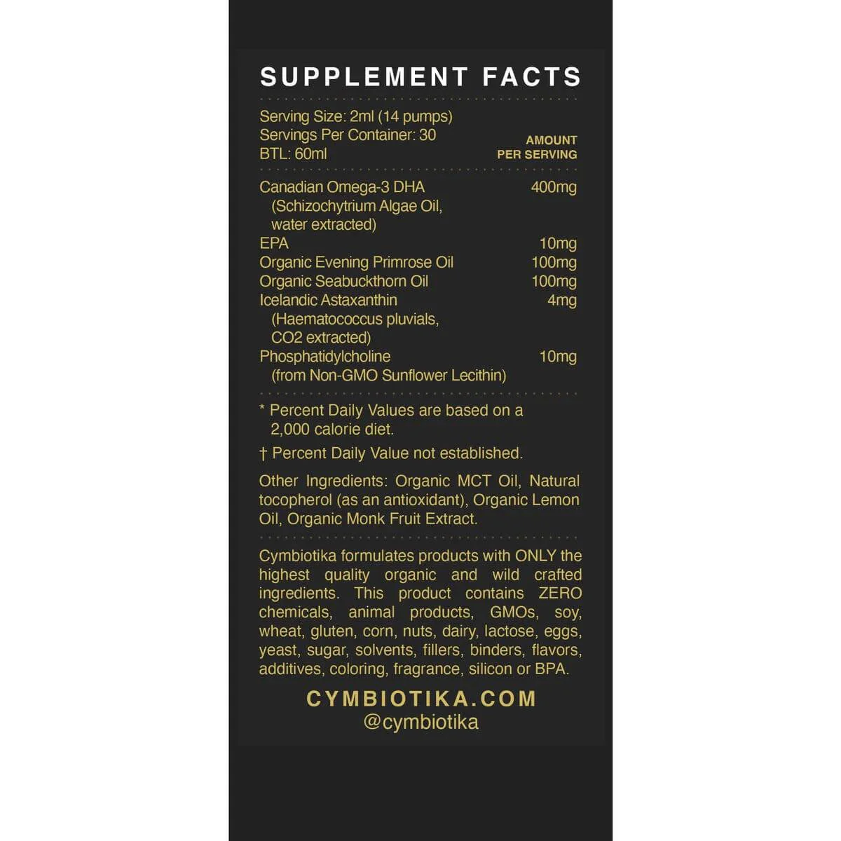 The Omega | Vegan EPA DHA Liquid | Cymbiotika - Image 3