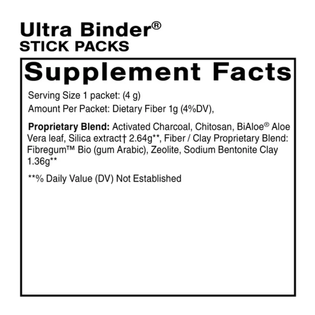 Ultra Binder Stick Packs or 120 Capsules | Quicksilver Scientific - Image 3