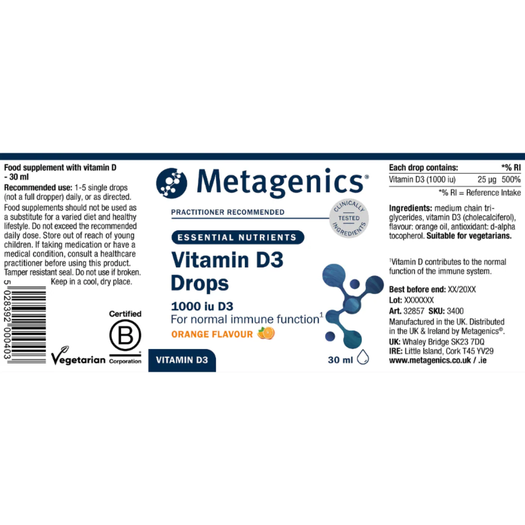Vitamin D3 Drops | 30ml - Image 3