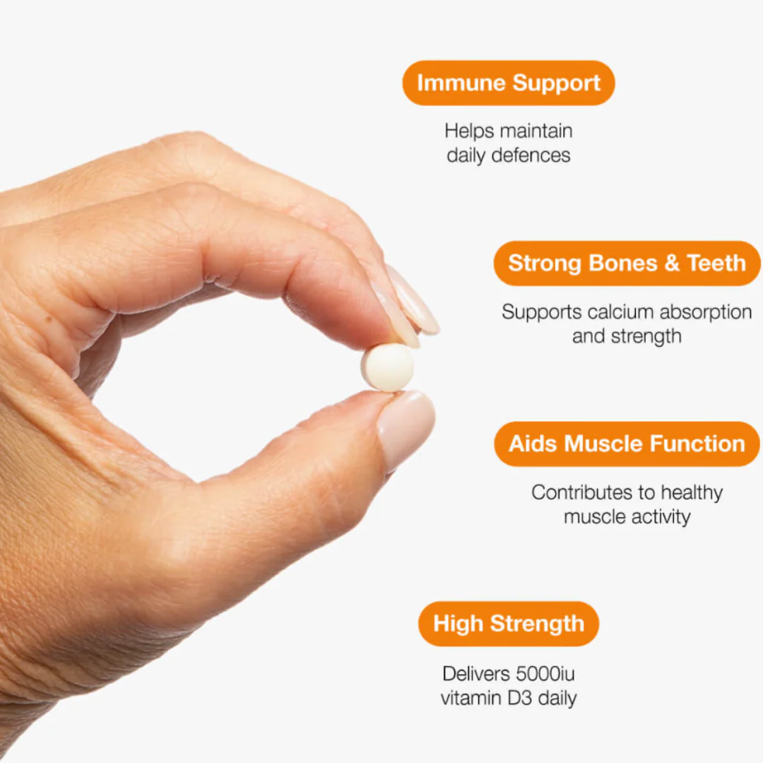 Vitamin D3 High Strength | 60 Tablets - Image 2